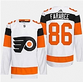 Men's Philadelphia Flyers #86 Joel Farabee White 2024 Stadium Series Stitched Jersey Dzhi,baseball caps,new era cap wholesale,wholesale hats
